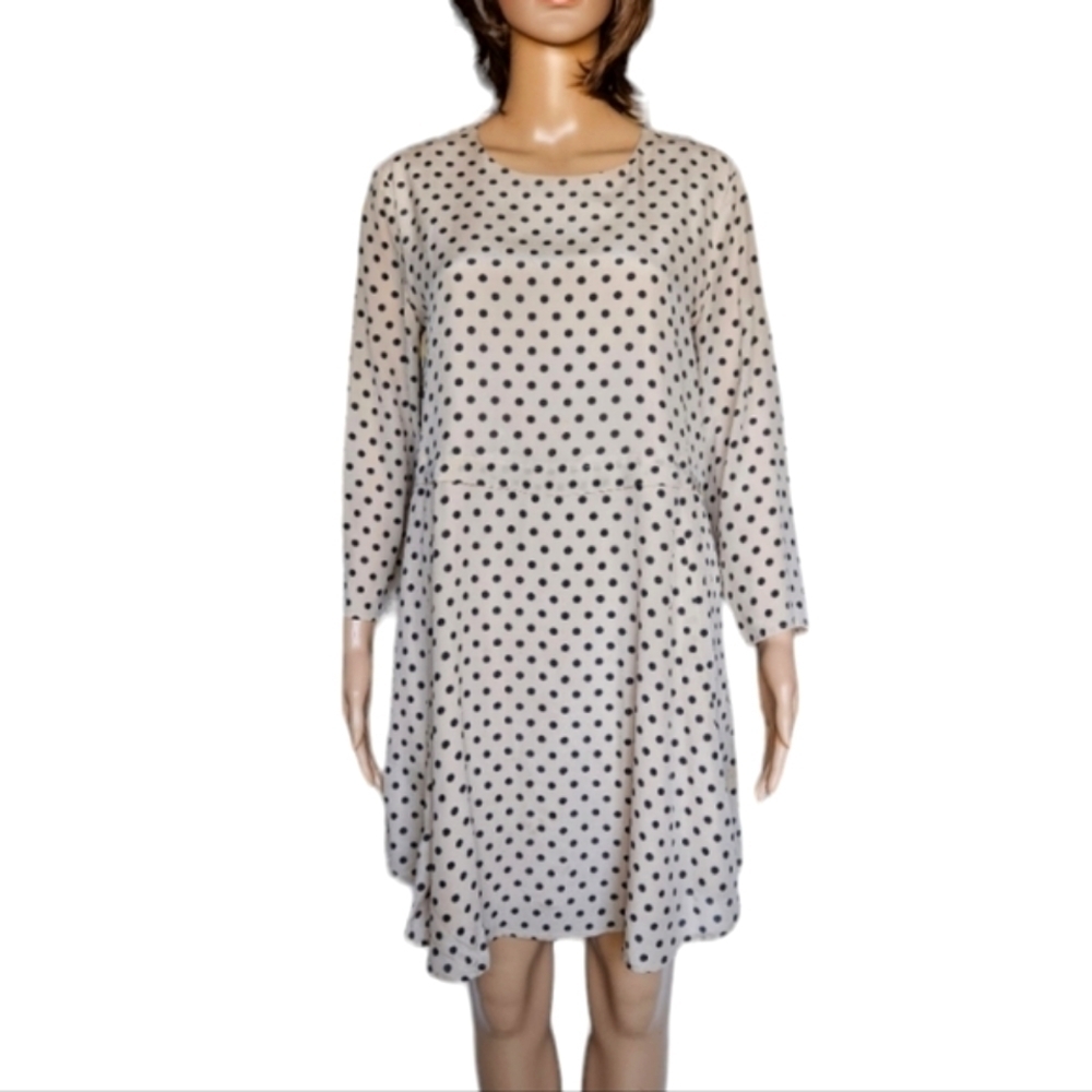 Madewell Silk Polka Dots Mini Dress
